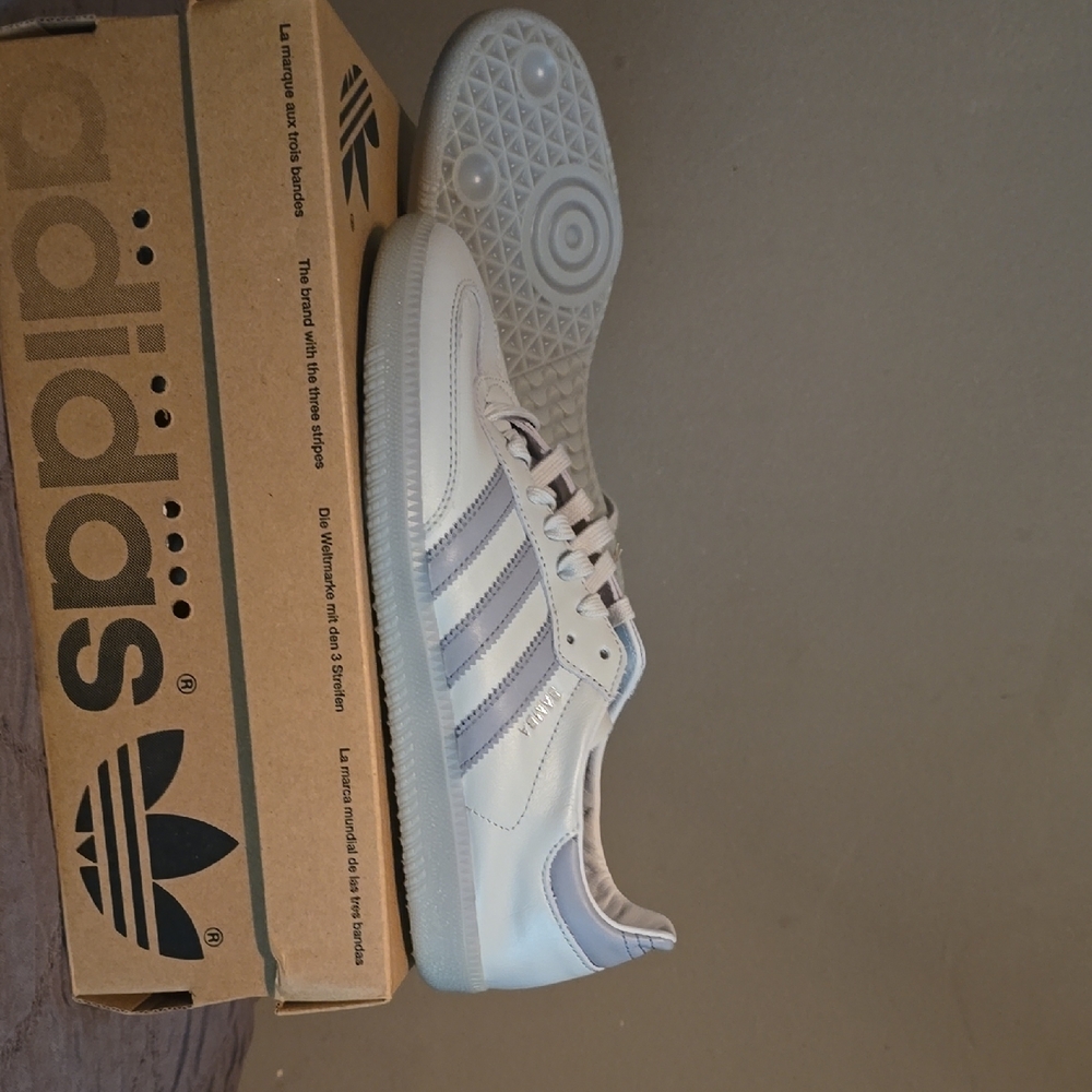 Adidas White and Gray Sneakers